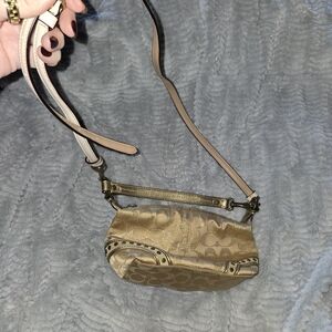 Coach Metallic Gold Mini Bag